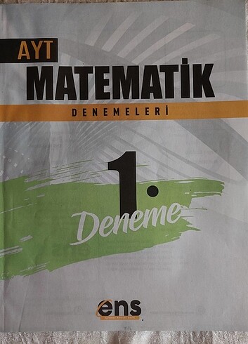 Ens yayınları AYT Matematik deneme