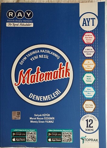 Toprak yayınları AYT Matematik deneme 