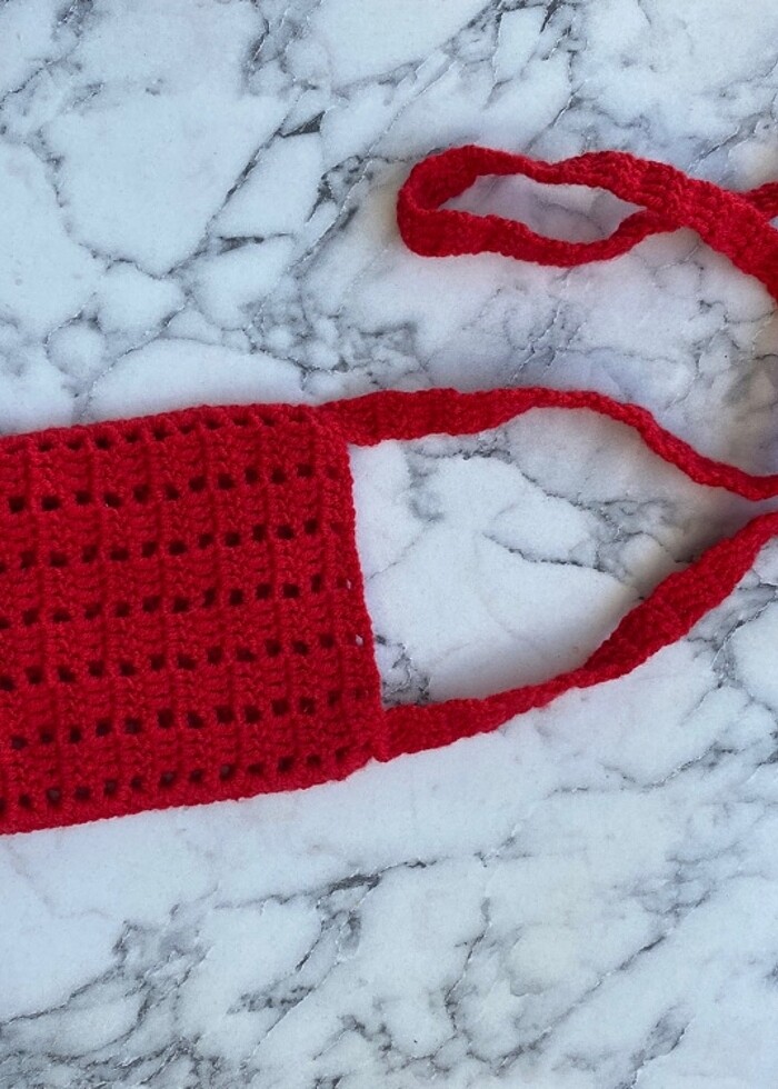 Kırmızı telefon çantası - Görsel 2