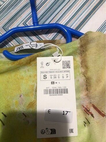 Zara Etiketi uzerinde yeni
