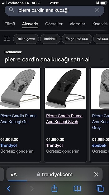 universal Beden siyah Renk Ana kucağı Pierre cardin