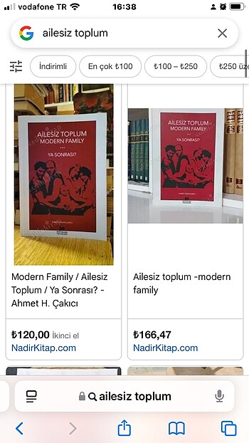  Ailesiz toplum kitabı