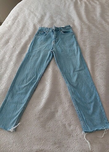32 Beden mavi Renk Koton jean