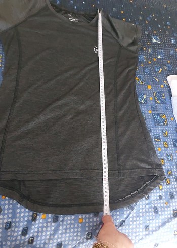 Diğer Gri Kısa Kollu Hamile Spor Tişörtü