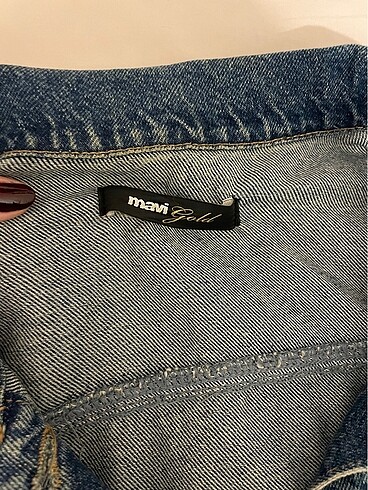 xl Beden mavi jean's kot ceket