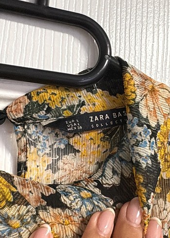 Zara Çiçek Desenli Renkli Midi Tunik