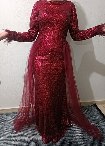 40 Beden Abiye elbise
