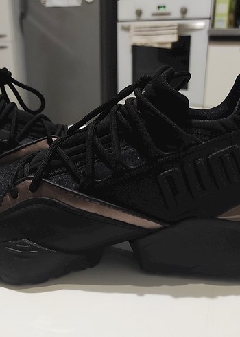 Puma PUMA Siyah Bağcıklı Kadın Platform Spor Ayakkabı