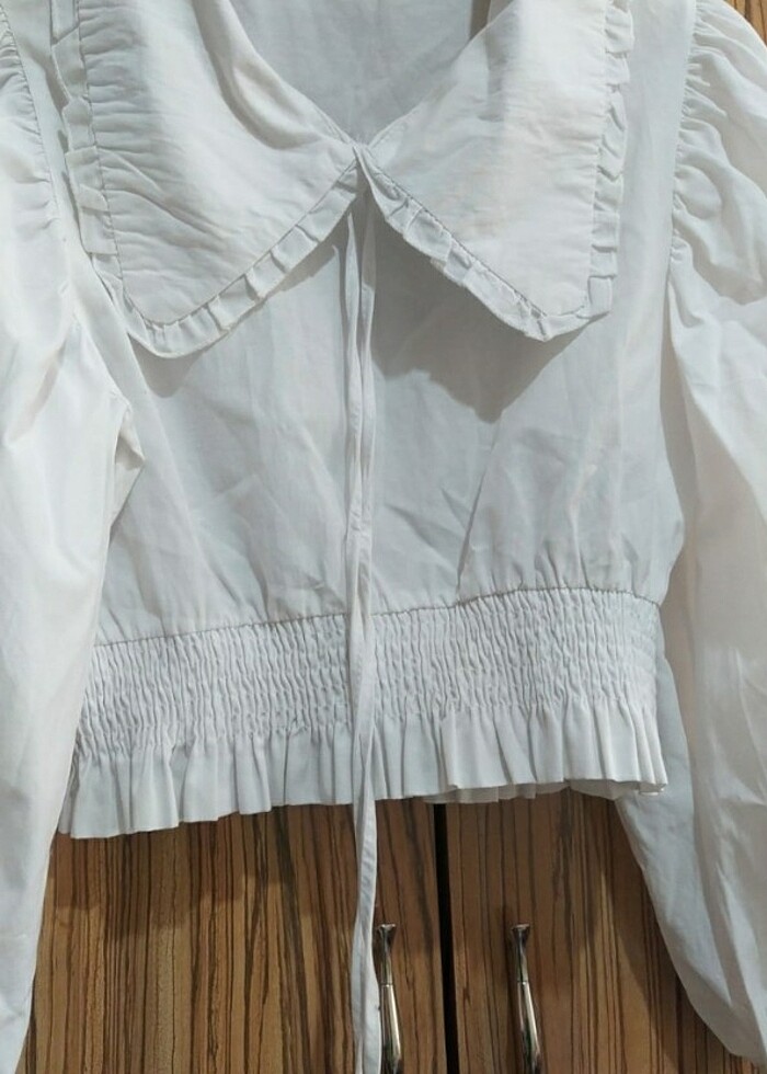 Crop gömlek  - Görsel 3