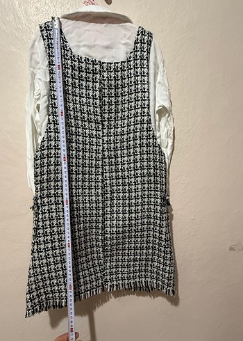 Chanel Kumaş Kız Çocuk Elbise - Görsel 4