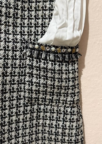 Chanel Kumaş Kız Çocuk Elbise - Görsel 2