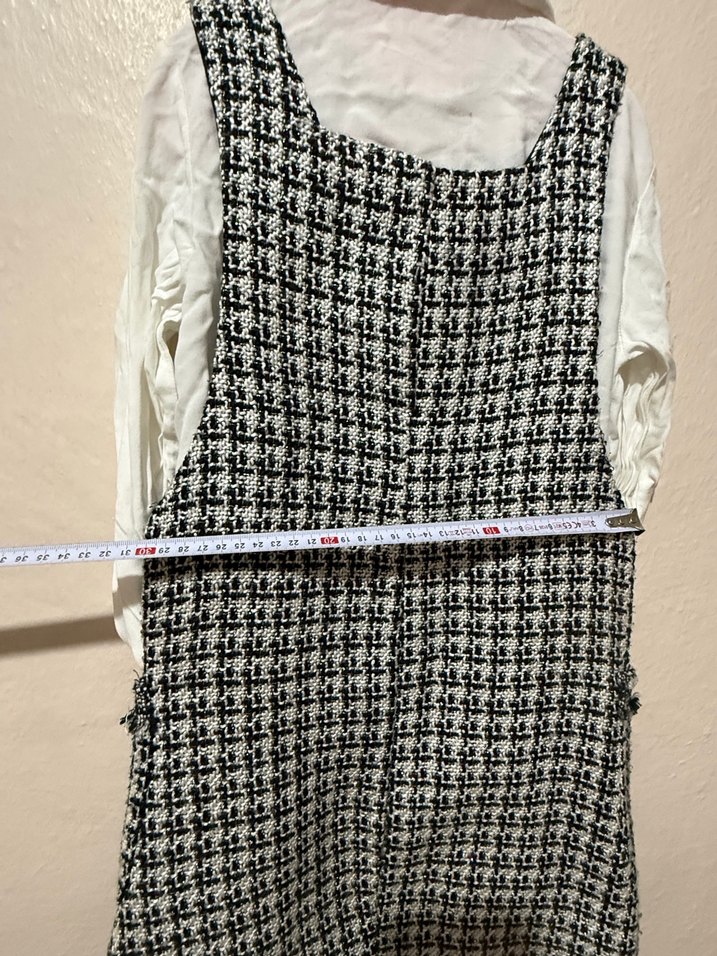 Chanel Kumaş Kız Çocuk Elbise - Görsel 5