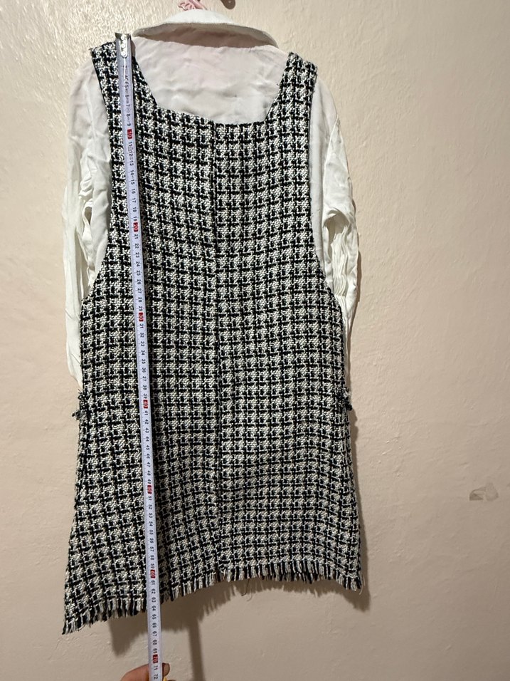 Chanel Kumaş Kız Çocuk Elbise - Görsel 4