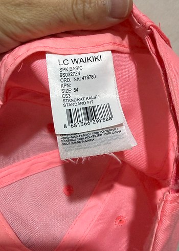 LC Waikiki Pembe Simli Çocuk Şapkası - Görsel 3