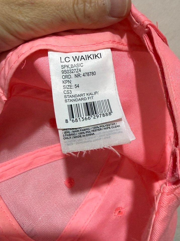 LC Waikiki Pembe Simli Çocuk Şapkası - Görsel 3