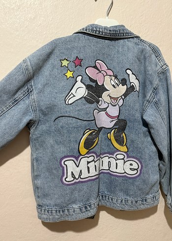 LC WAİKİKİ Kız Çocuk Nakışlı Oversize Denim Ceket - Görsel 4