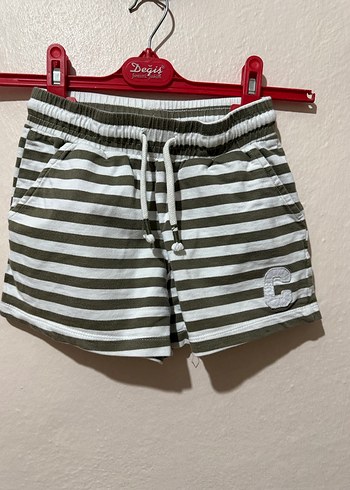 Çizgili Desenli Yeşil Gri Çocuk Takımı - Görsel 3