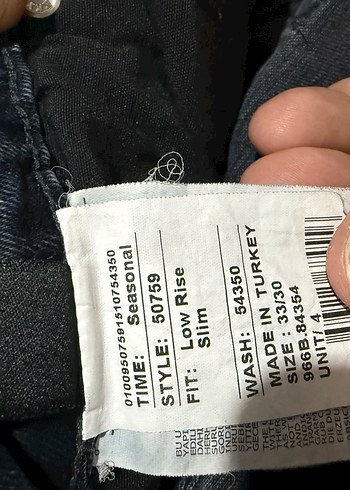 2 Adet-LTB Erkek Slimfit Denim Pantolon Lacivert ve Mavi - Görsel 5