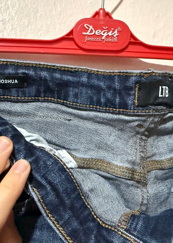 2 Adet-LTB Erkek Slimfit Denim Pantolon Lacivert ve Mavi - Görsel 3