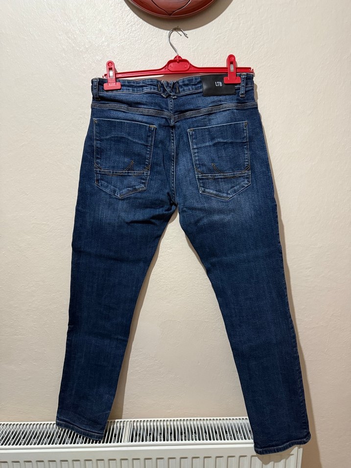 2 Adet-LTB Erkek Slimfit Denim Pantolon Lacivert ve Mavi - Görsel 2