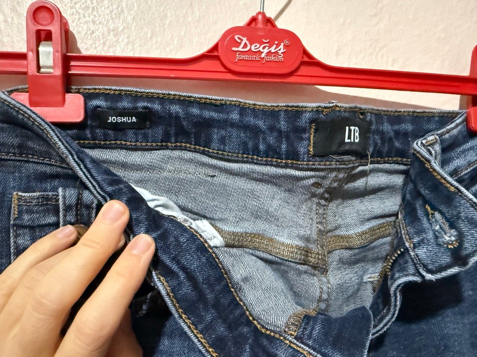 2 Adet-LTB Erkek Slimfit Denim Pantolon Lacivert ve Mavi - Görsel 3