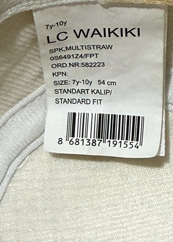 LC Waikiki Kız Çocuk Renkli Bohem Hasır Şapka - Görsel 4