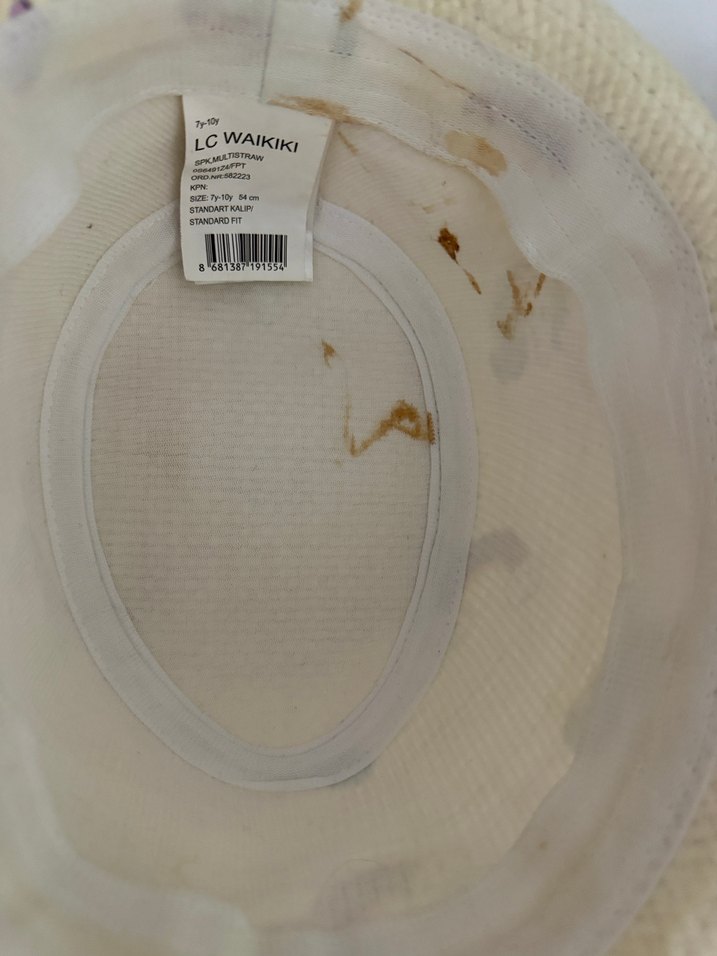 LC Waikiki Kız Çocuk Renkli Bohem Hasır Şapka - Görsel 5