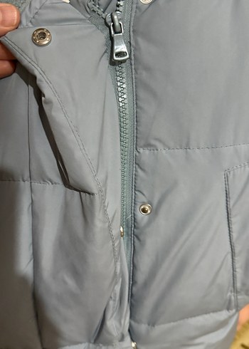 ZARA Gerçek Kaz Tüyü Kız Çocuk Mont - Görsel 10