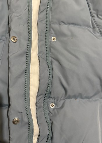 ZARA Gerçek Kaz Tüyü Kız Çocuk Mont - Görsel 8