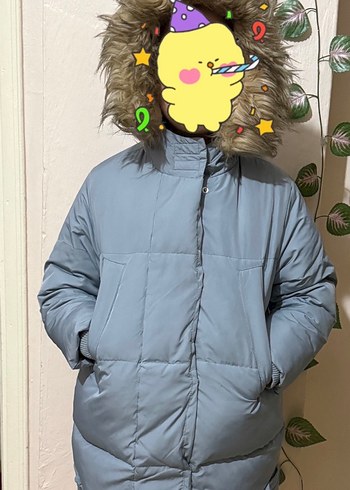 ZARA Gerçek Kaz Tüyü Kız Çocuk Mont - Görsel 3