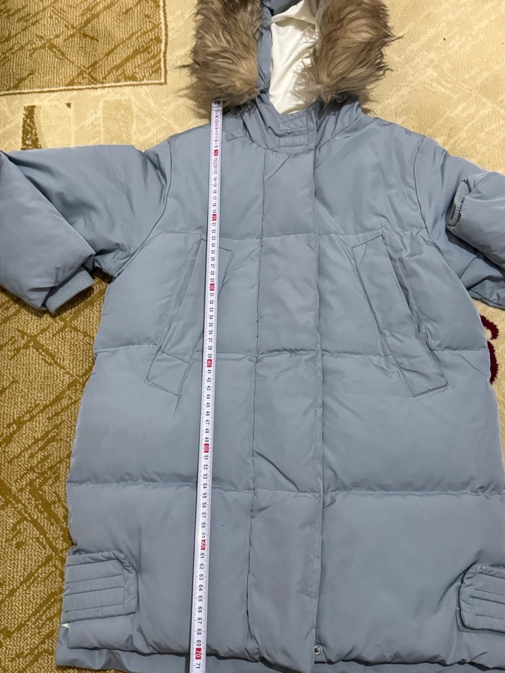 ZARA Gerçek Kaz Tüyü Kız Çocuk Mont - Görsel 4