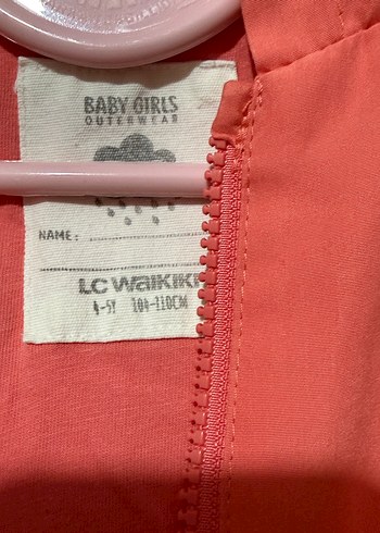 Kız Çocuk Pembe Kapüşonlu Yağmurluk - Görsel 3