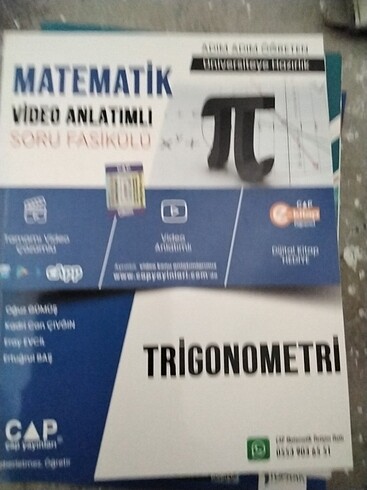 Matematik trigonometri fasikülü çap 