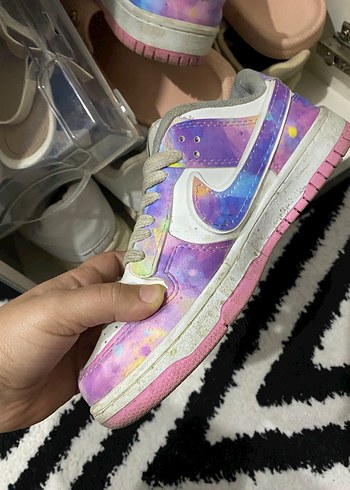 Bağcıklı Pastel Renkli Kadın Spor Ayakkabı - Görsel 2