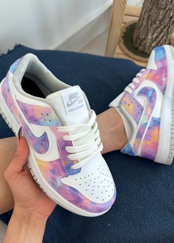 Bağcıklı Pastel Renkli Kadın Spor Ayakkabı - Görsel 3