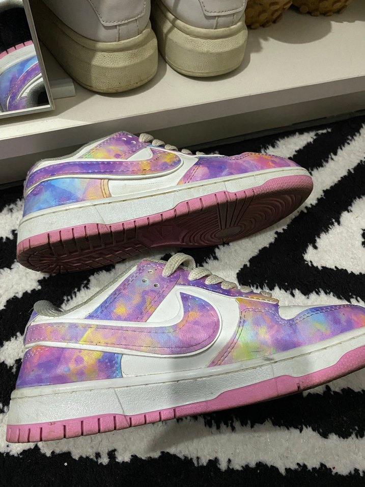 Bağcıklı Pastel Renkli Kadın Spor Ayakkabı - Görsel 4