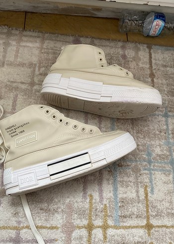 Dior Beyaz Platform Topuklu Spor Ayakkabı - Görsel 2