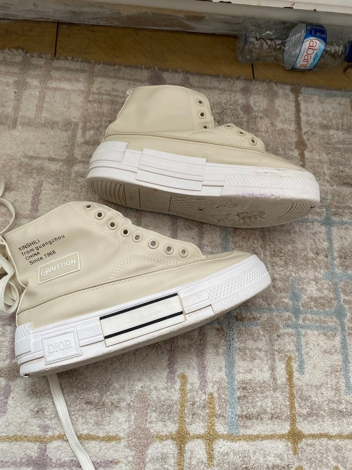 Dior Beyaz Platform Topuklu Spor Ayakkabı - Görsel 2