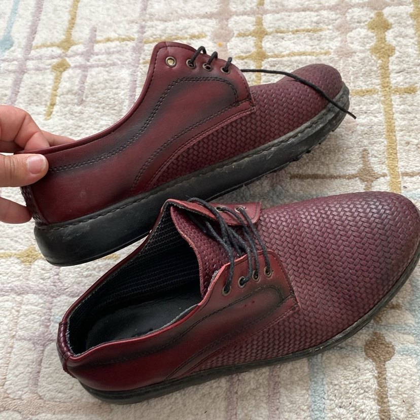 Bordo Erkek Klasik Bağcıklı Ayakkabı - Görsel 2