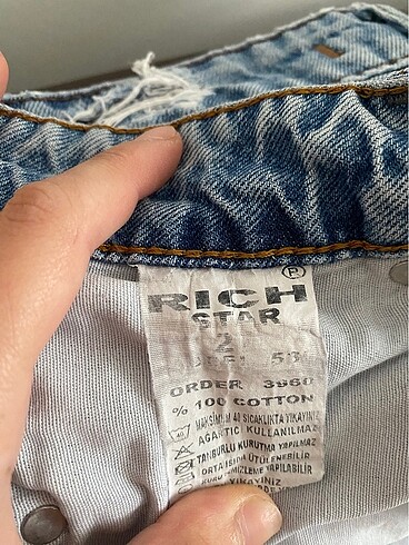 27 Beden mavi Renk Mom jean kot pantolon