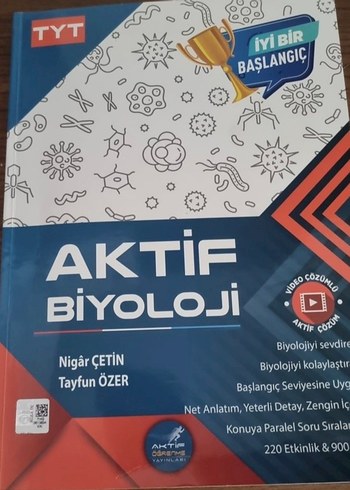 TYT Aktif Biyoloji Soru Bankası