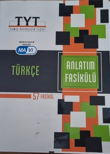 TYT Türkçe Anlatım Fasikülü 57 Fasikül