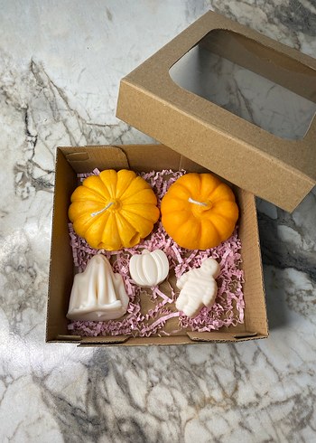 Beden Halloween Dekoratif Mum Seti