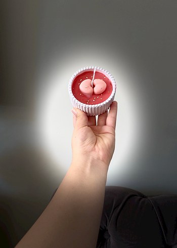 Diğer Pembe Dekoratif Mum