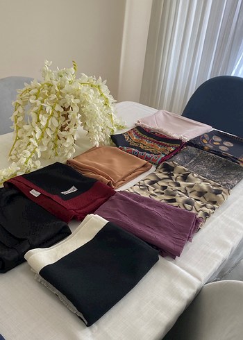 Bordo Drapeli Kadın Şal ORKİDE - Görsel 2