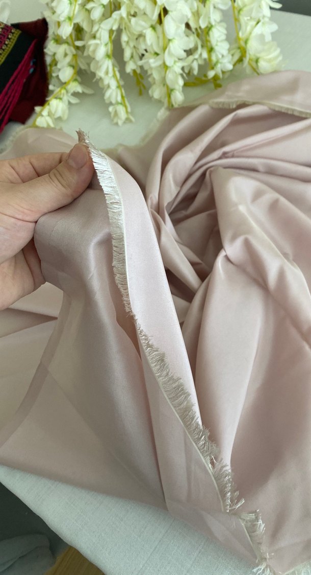 Bej Kadın İpek Dokulu Bohem Şal - Görsel 2