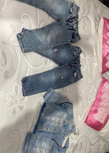 Gri Mavi Bol Kesim Erkek Kot Pantolon - Görsel 5