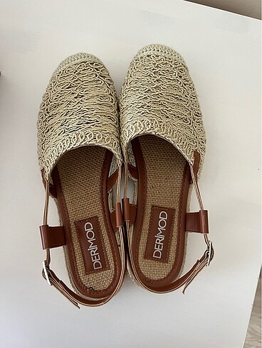 37 Beden camel Renk Derimod espadril