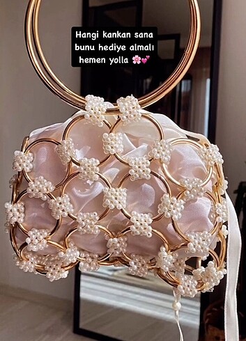 İnci çanta