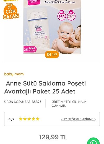 YEPYENİ !yanında sut saklama poşeti HEDİYESİ ???? - Görsel 7